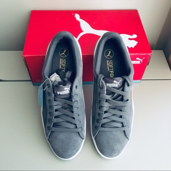 Puma Vikky Women's Suede Softfoam Sneakers - Picture 2 of 8